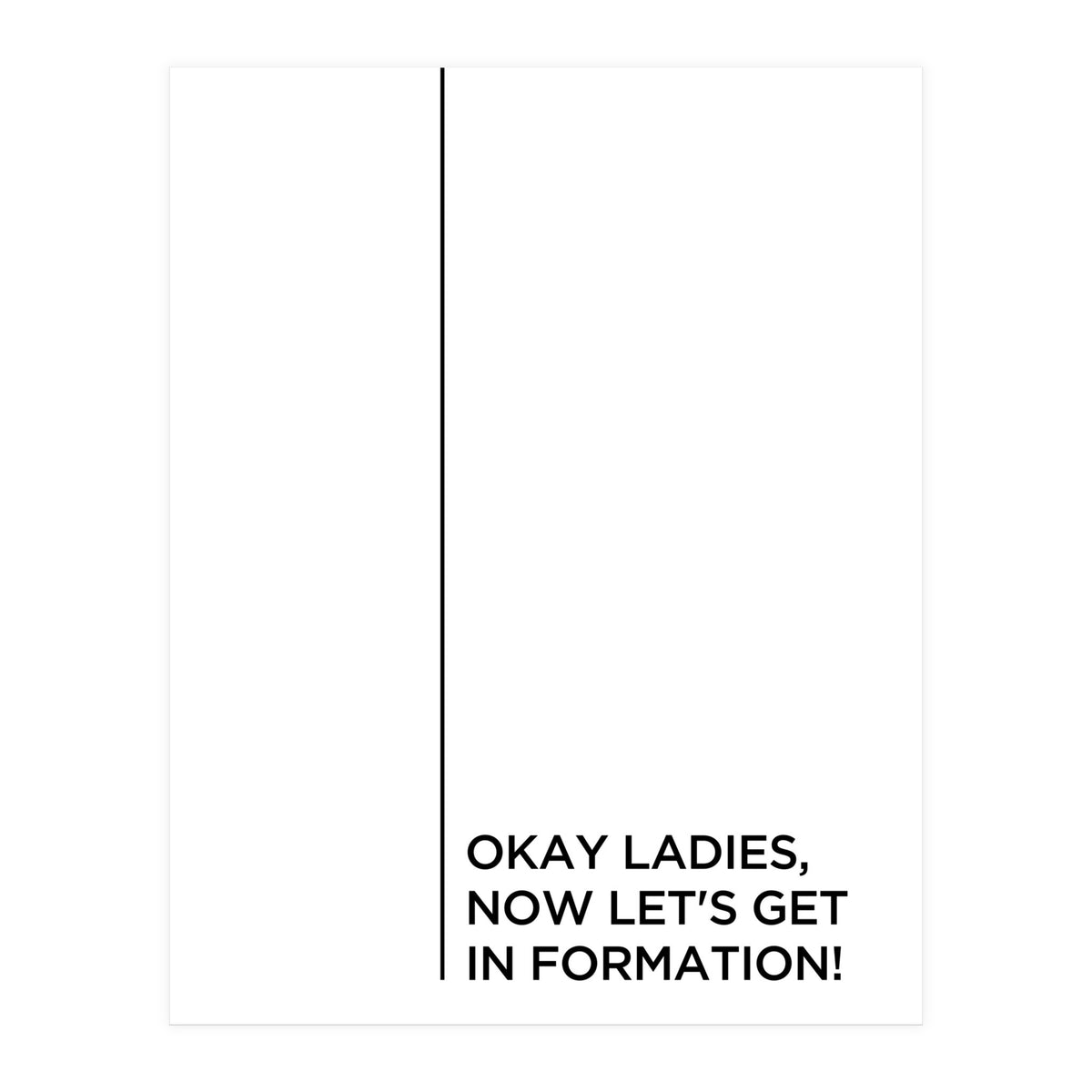 FORMATION (Print Only)