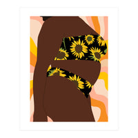 Groovy Sunflower Bikini (Print Only)