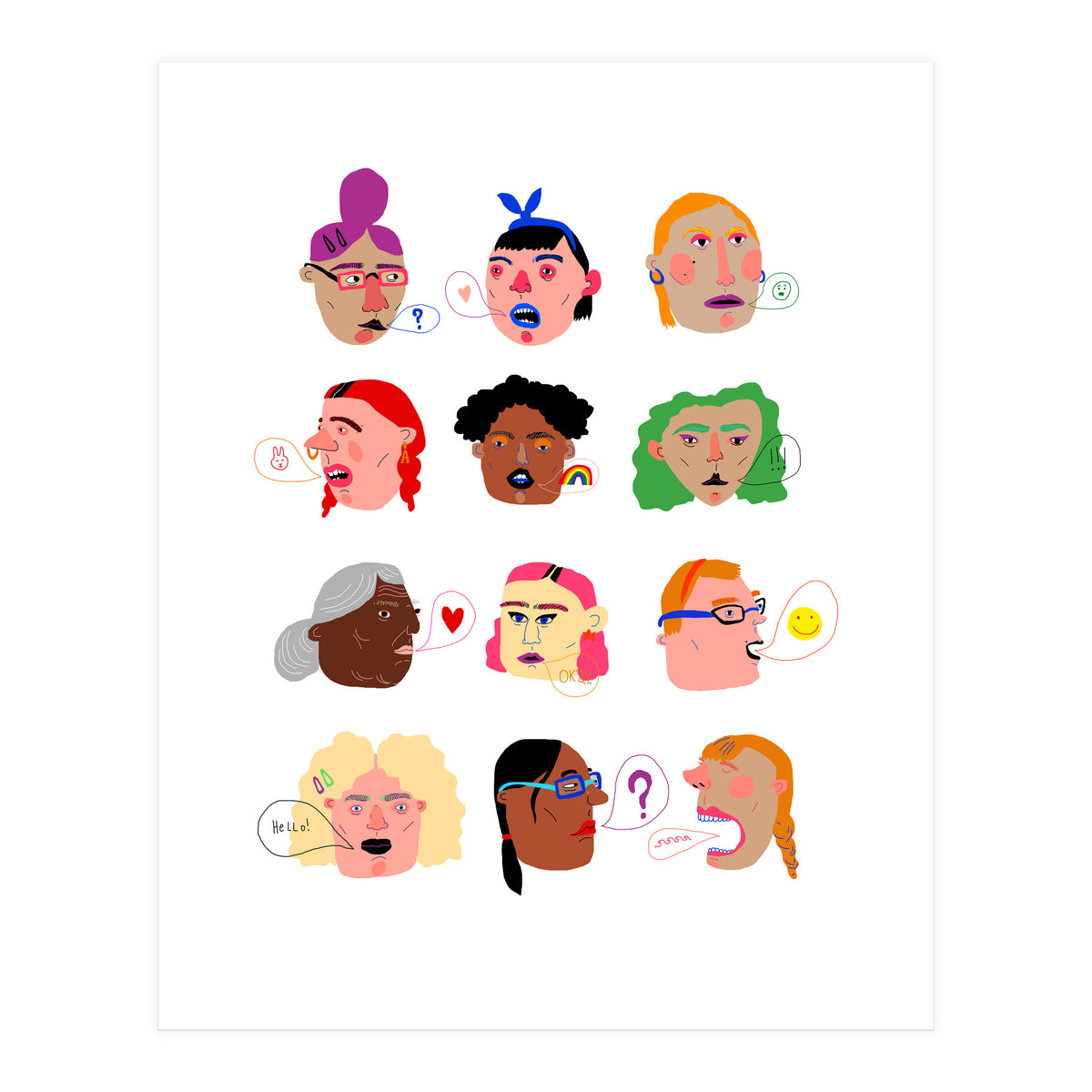 Girls Talk (Print Only)