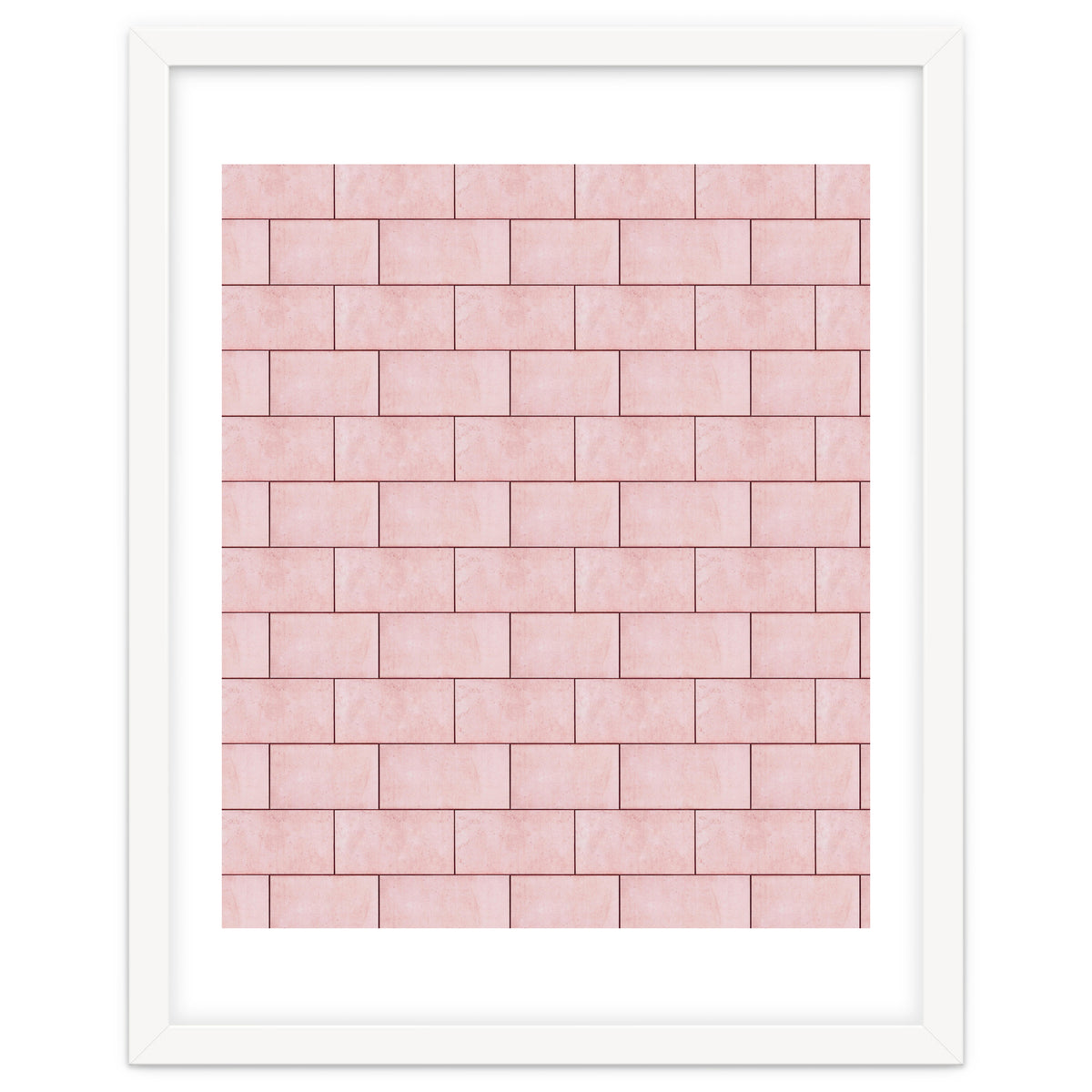 Blush Brick Imperfection