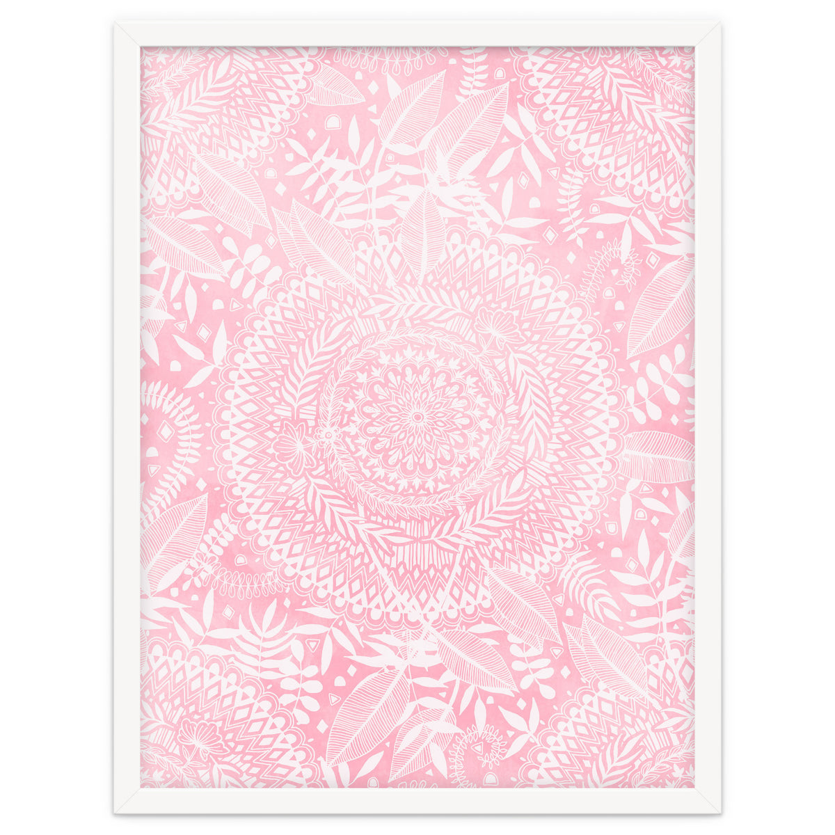 Medallion Pattern in Blush Pink