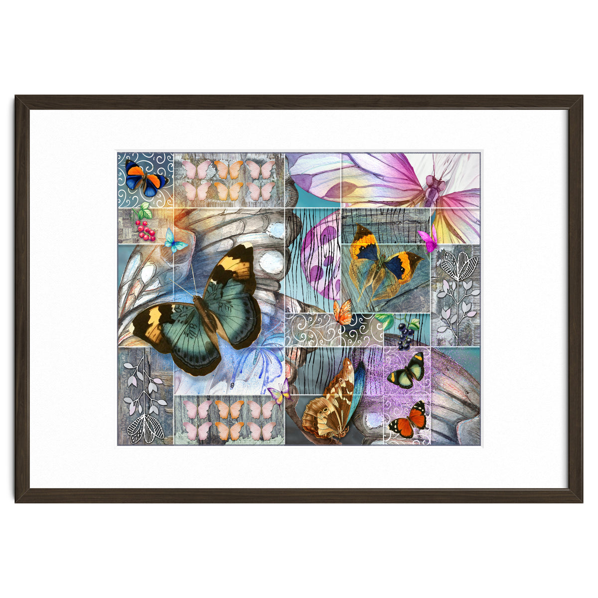 Butterfly Wings Collage