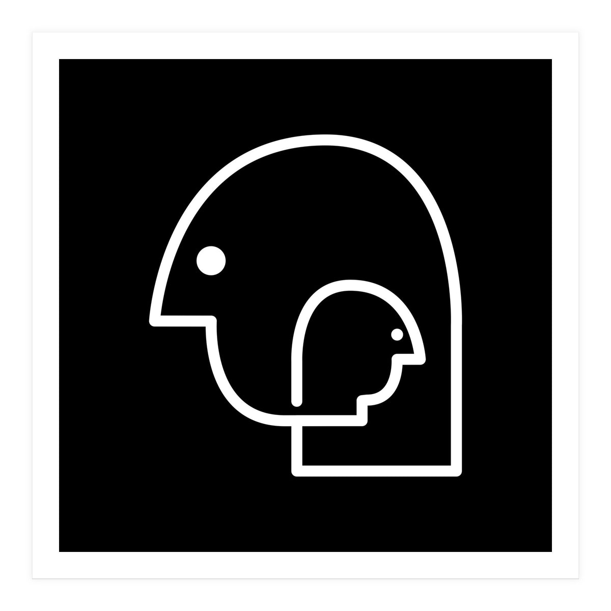 Double Head_Black (Print Only)