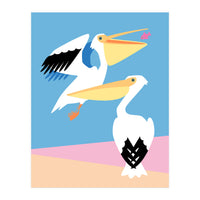 Pastel Pelicans (Print Only)