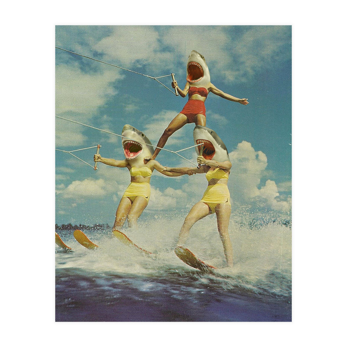 On Evil Beach - Sharks (Print Only)