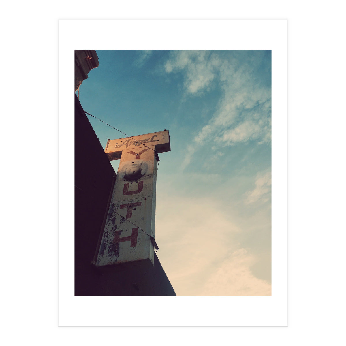 Angel Youth sign (Print Only)