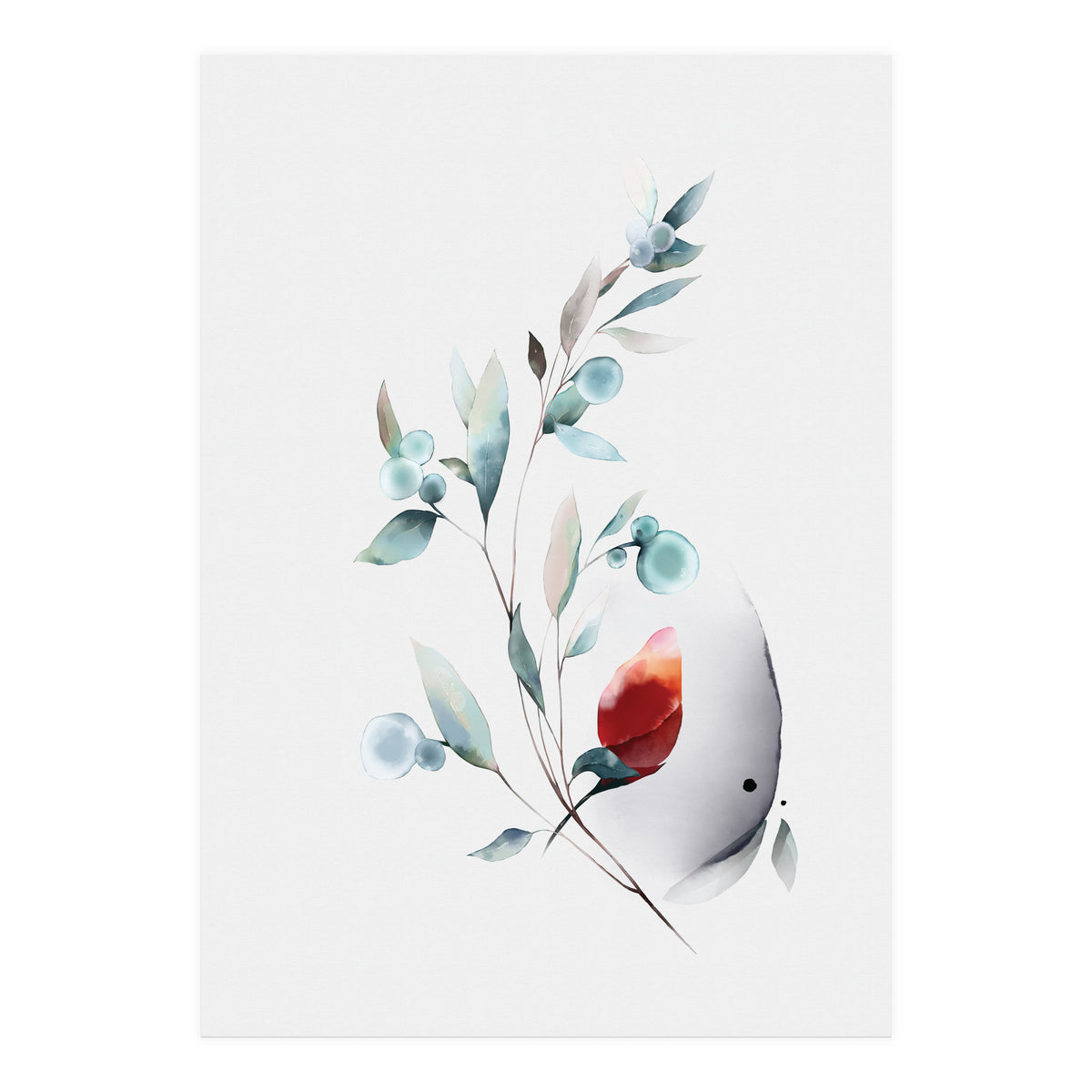 Minimalist Modern Botanical  (Print Only)