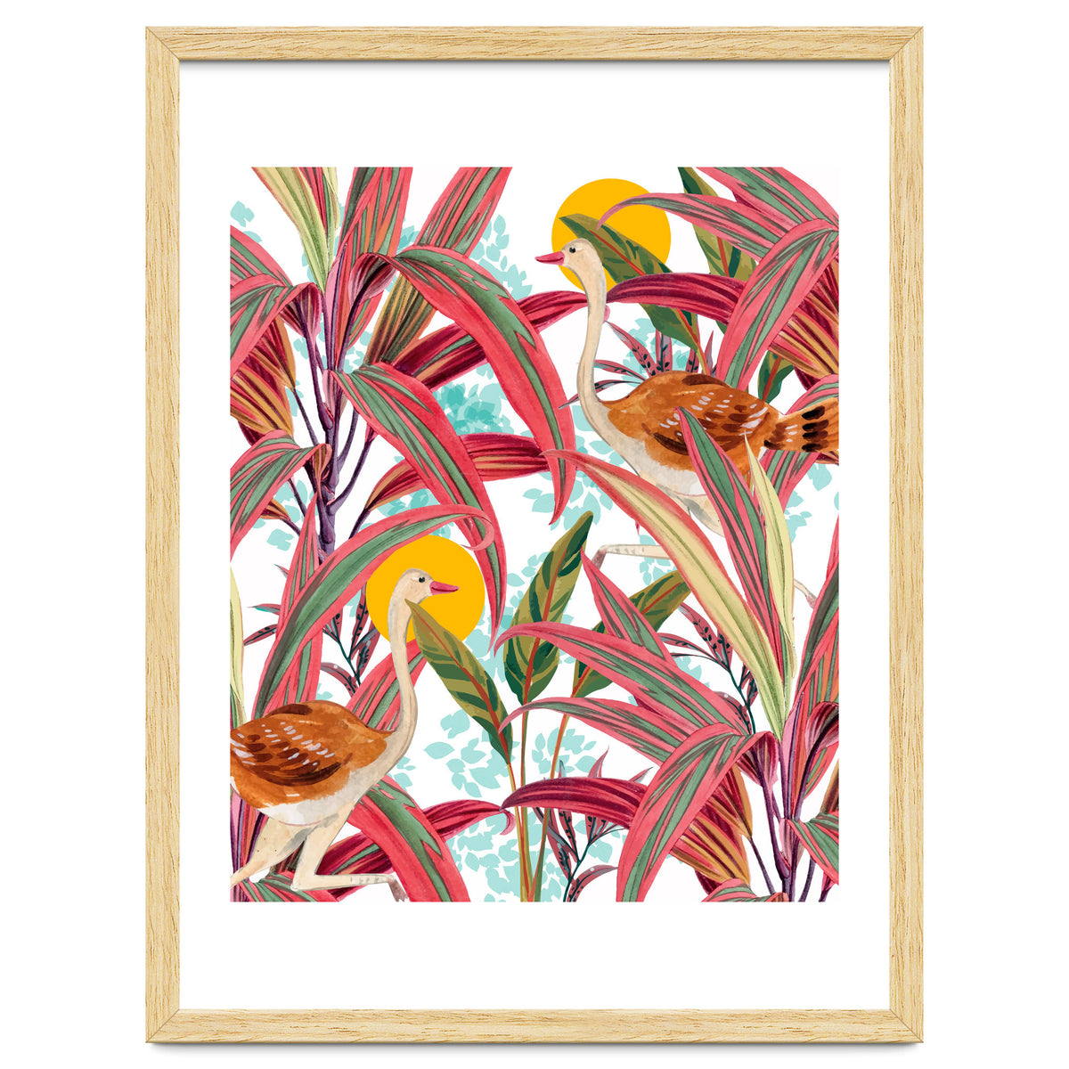 Faith Is The Bird That Feels The Light When The Dawn Is Still Dark, Vintage Botanical Nature Painting Jungle