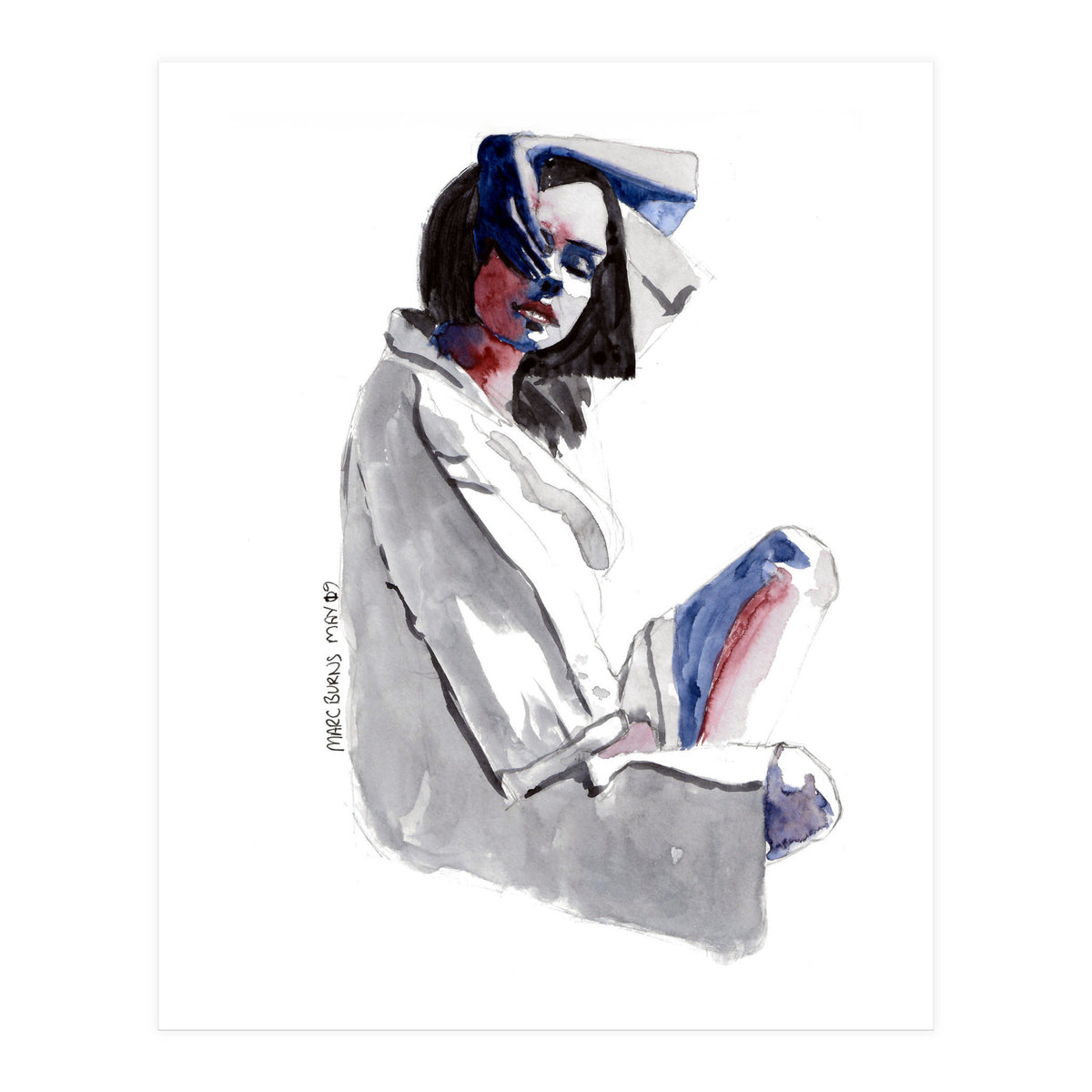 Untitled #24 - Woman in white (Print Only)