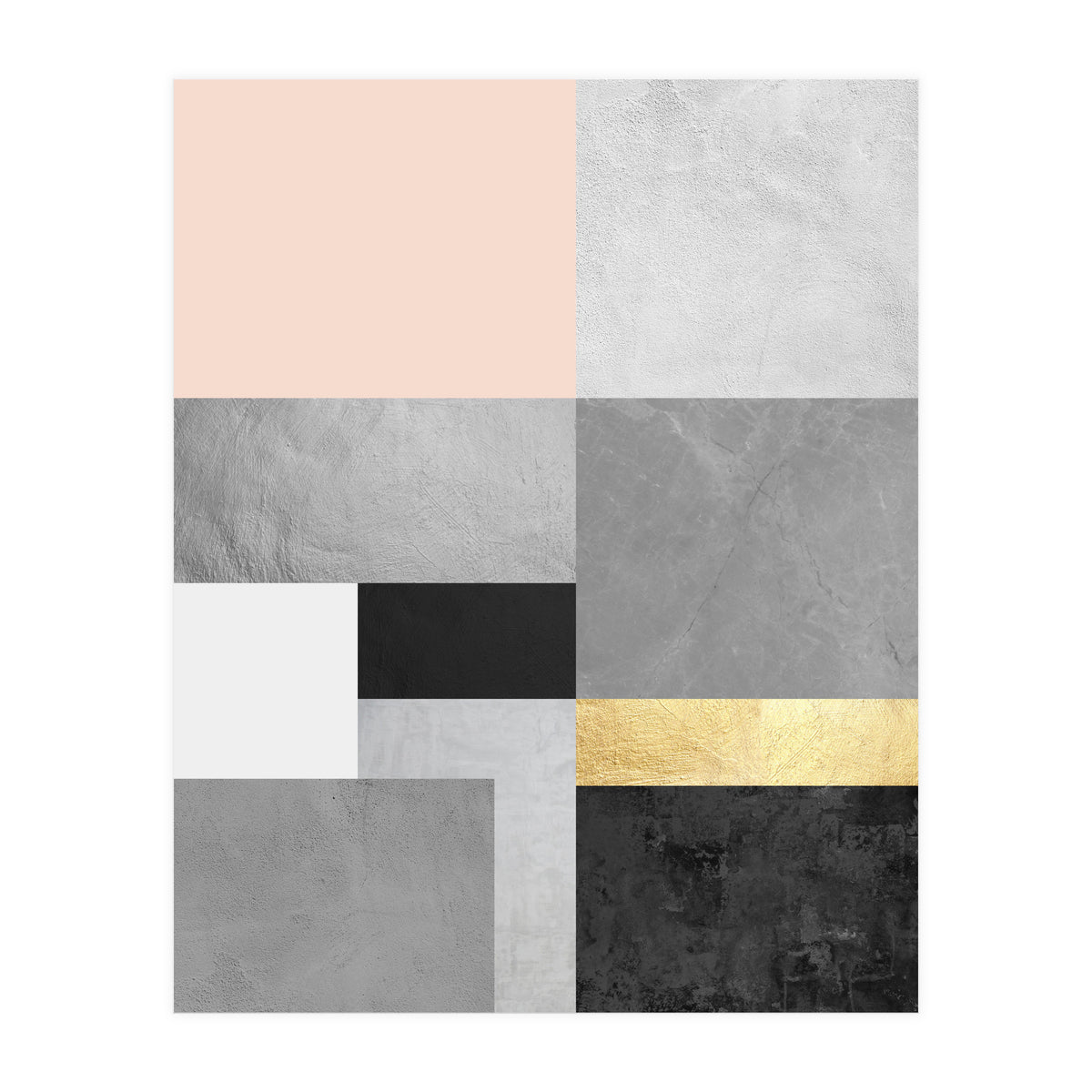 Geometric and golden I (Print Only)