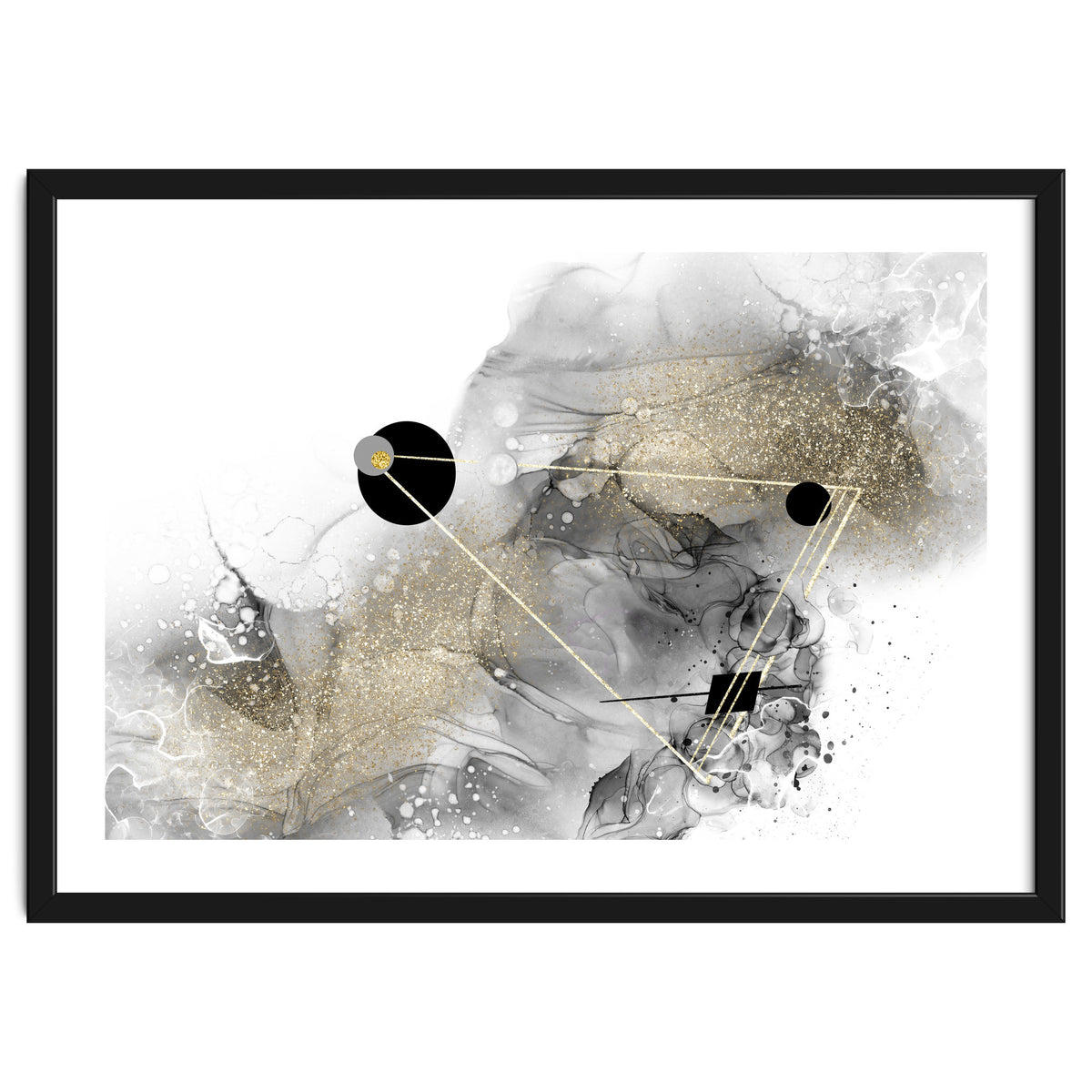 ALCOHOL INK Abstract galaxy