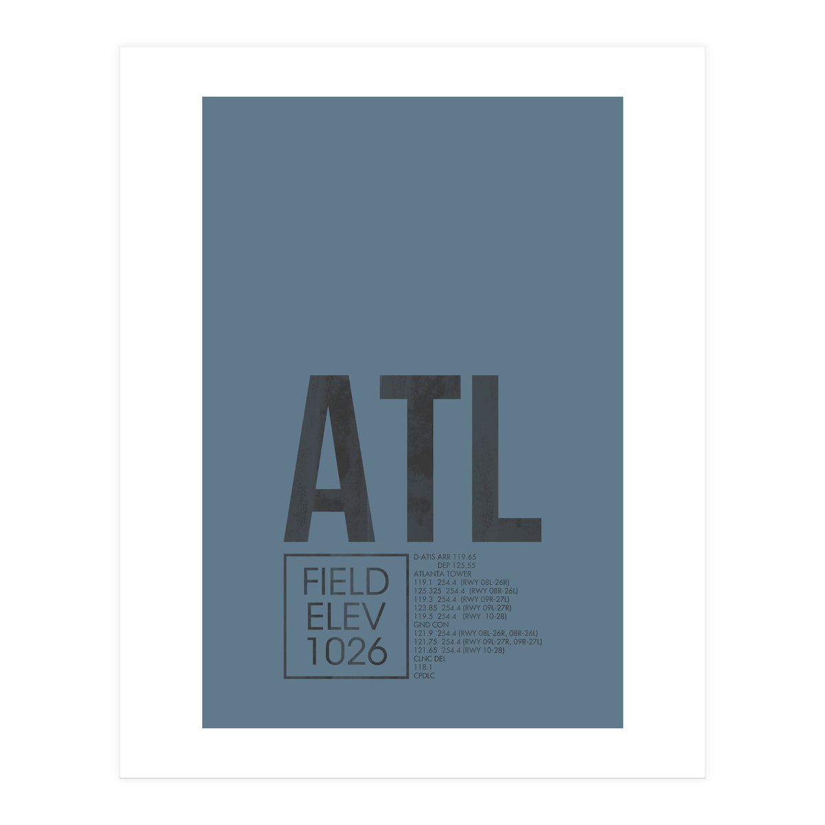 Atlanta Atc (Print Only)