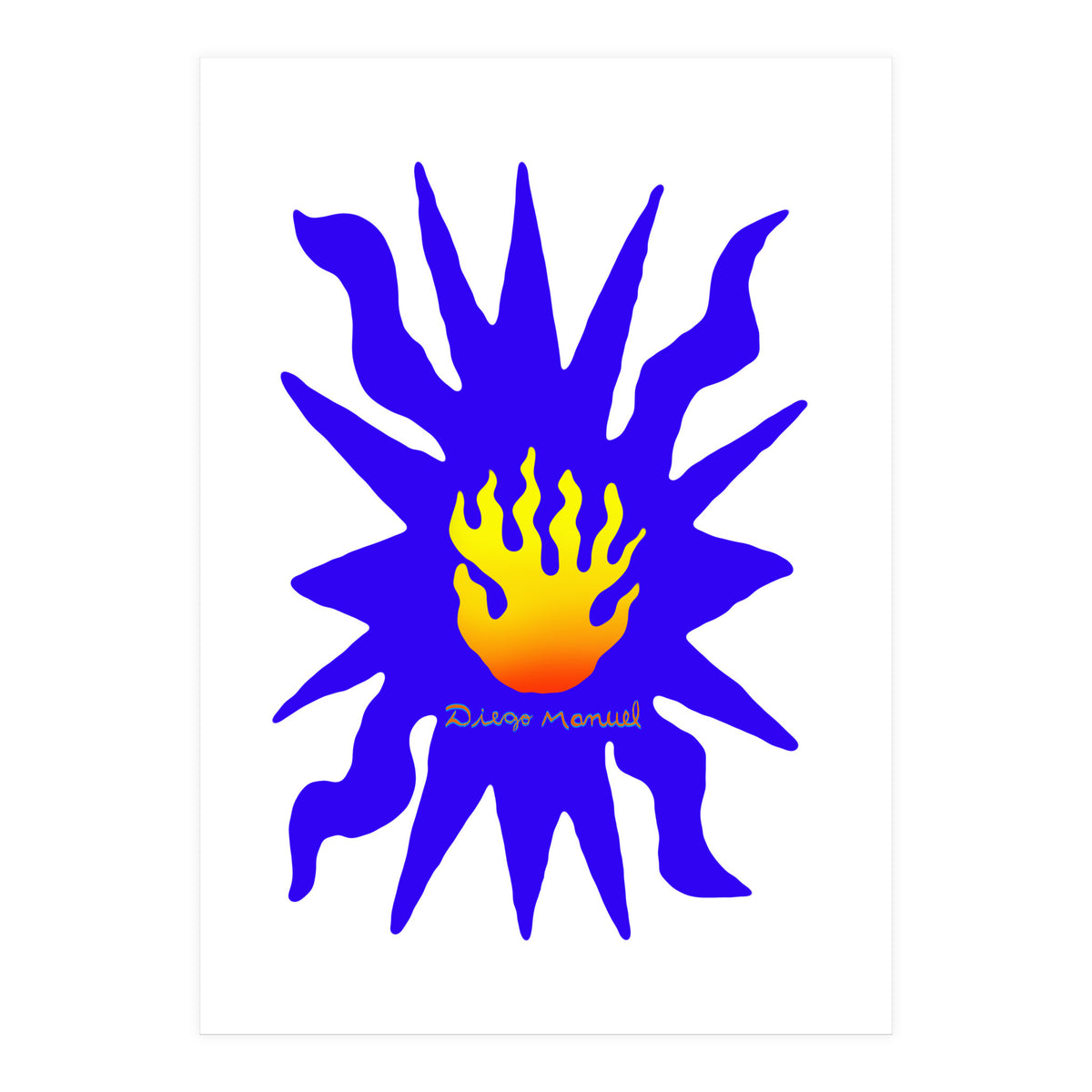 Fuego 40 Copia (Print Only)