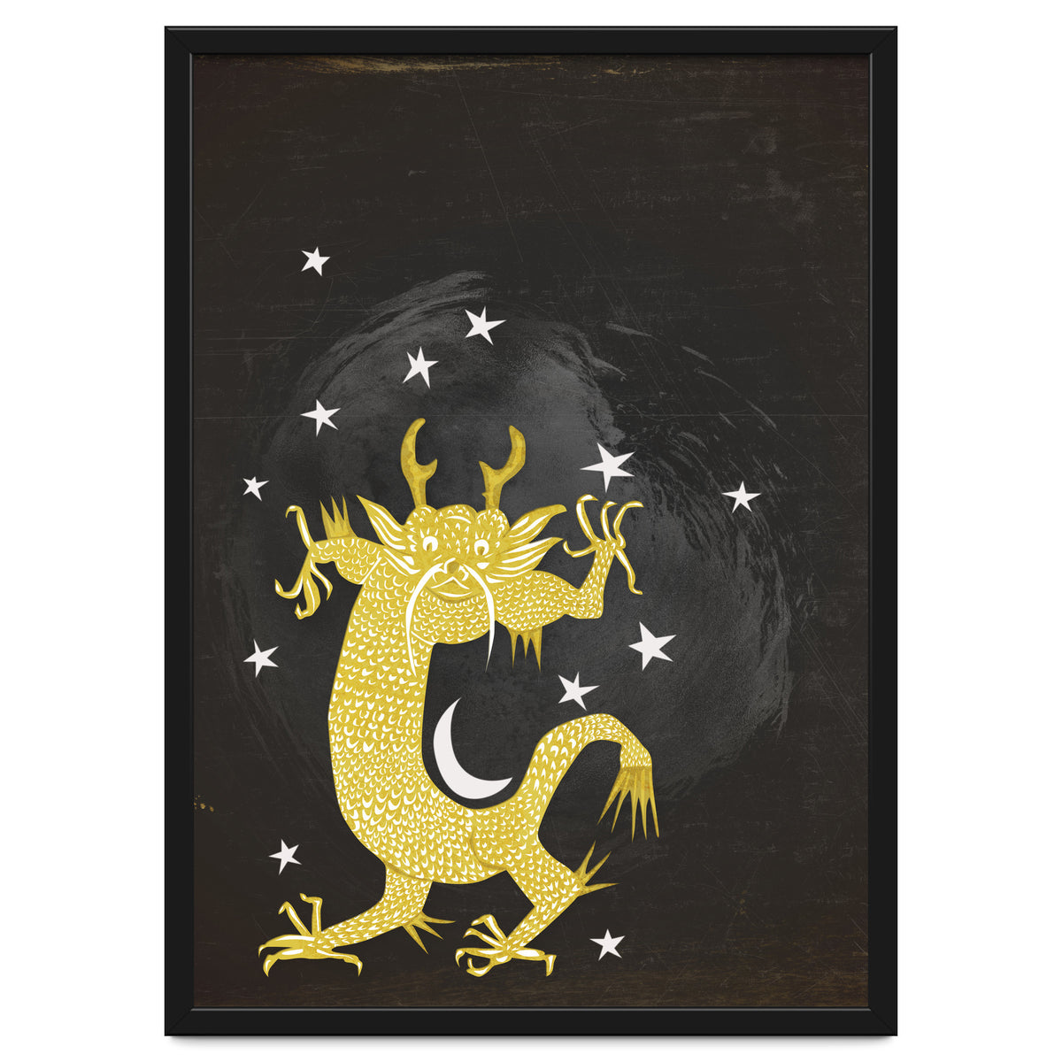 Vintage Cosmos: Golden Dragon