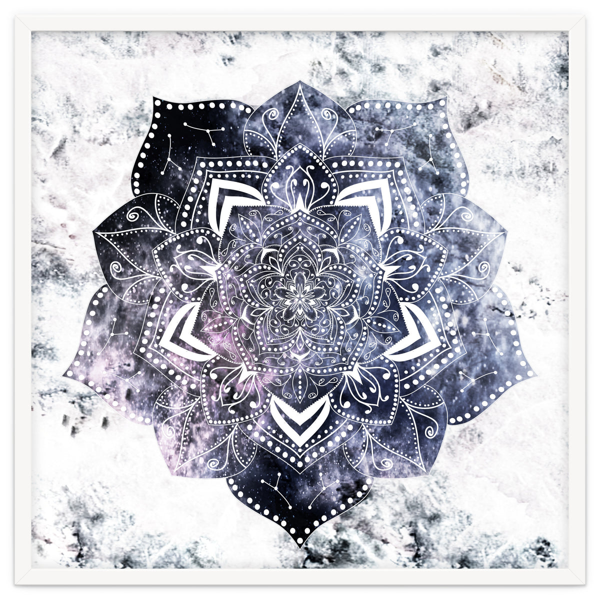 Cancer Constellation Mandala