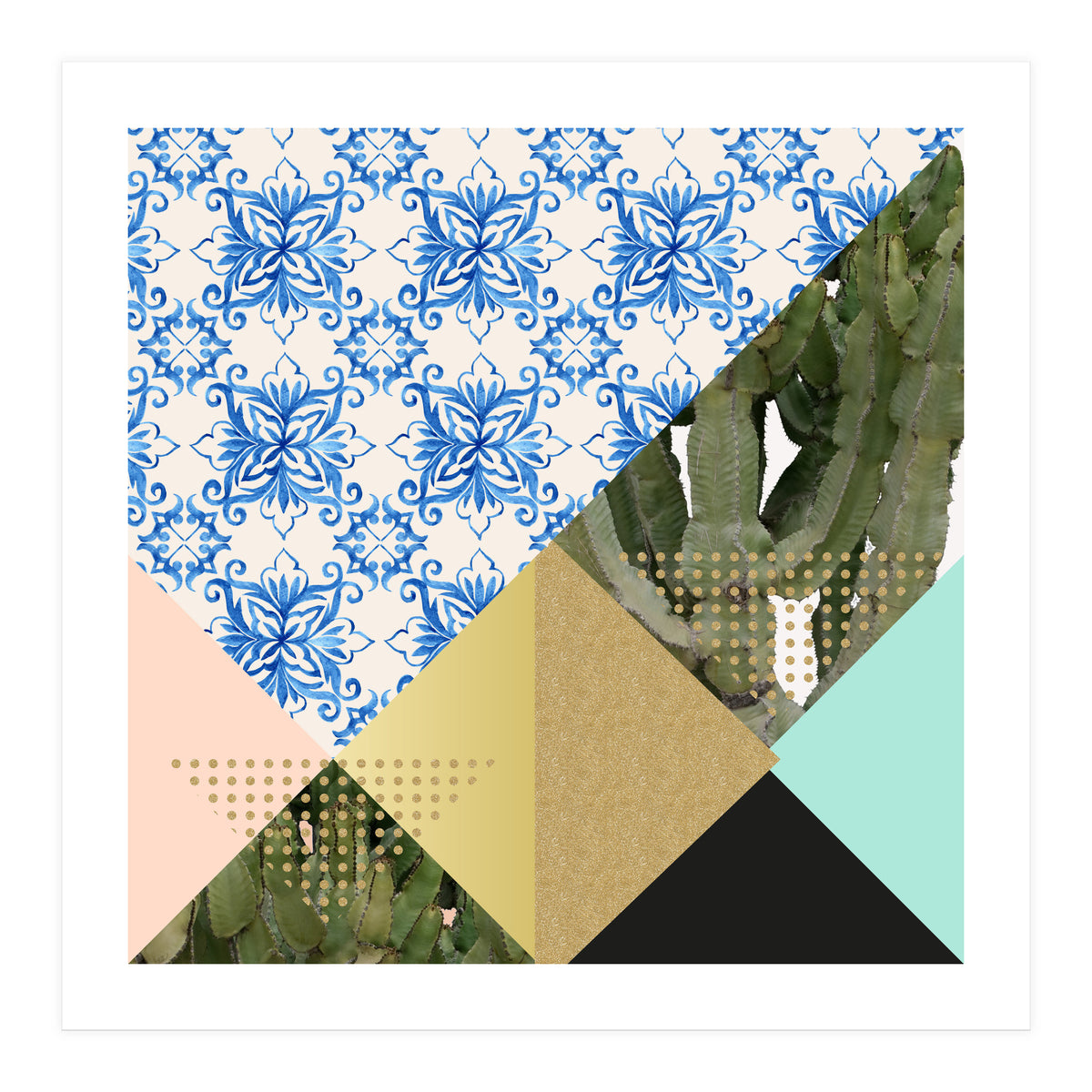 Geometric shapes of patterns and nature I  (Print Only)