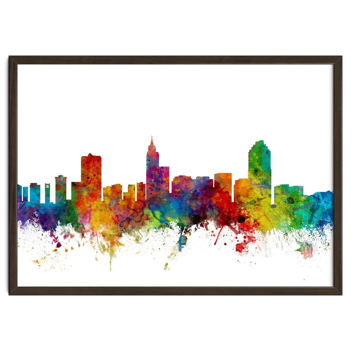 Raleigh North Carolina Skyline