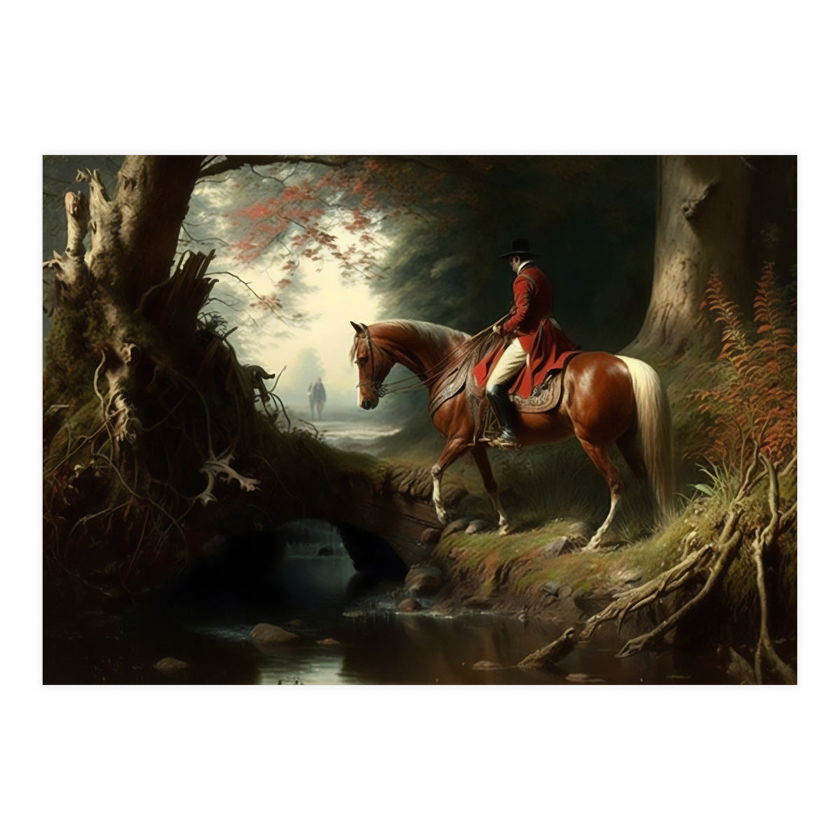 19th Century English Country Scene (Print Only)
