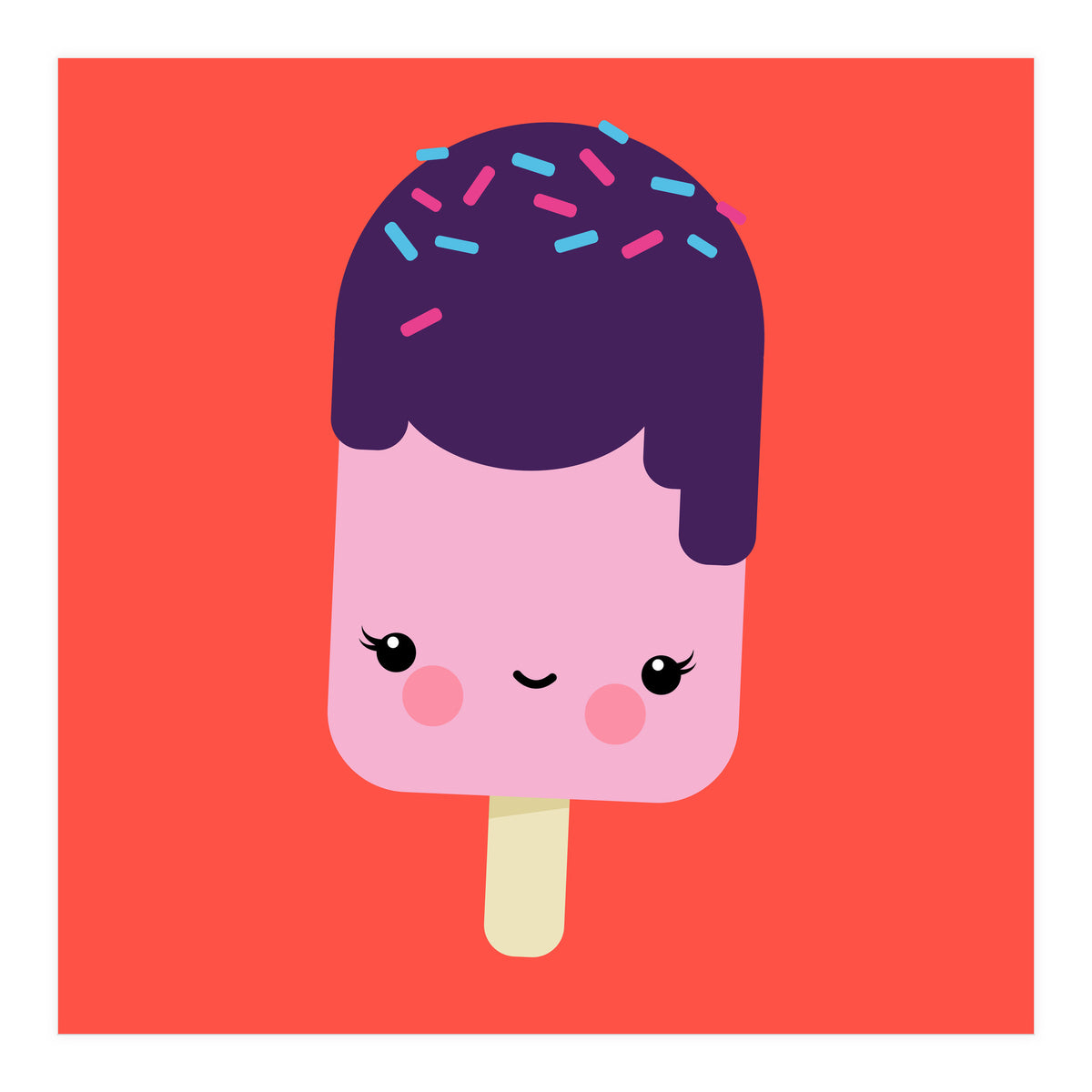 Sweet Kawaii Ice Cream (Print Only)