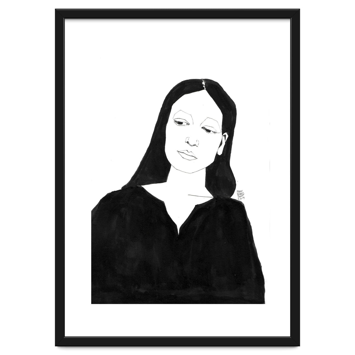 Untitled #36 - Woman in black