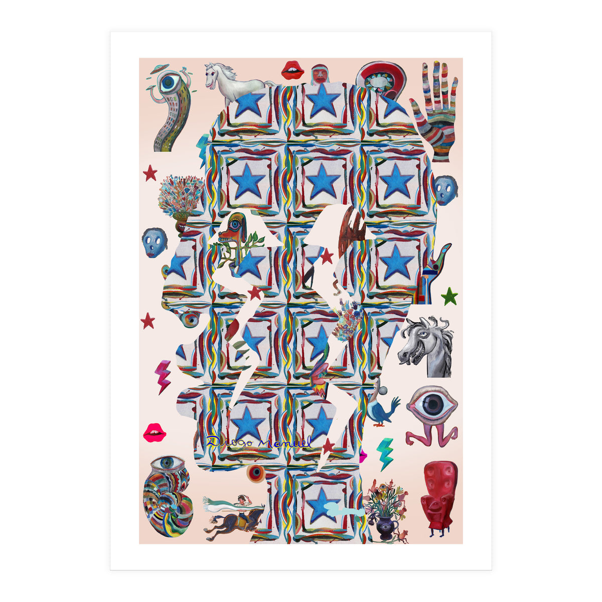 Perfil Con Rayos B 9 (Print Only)