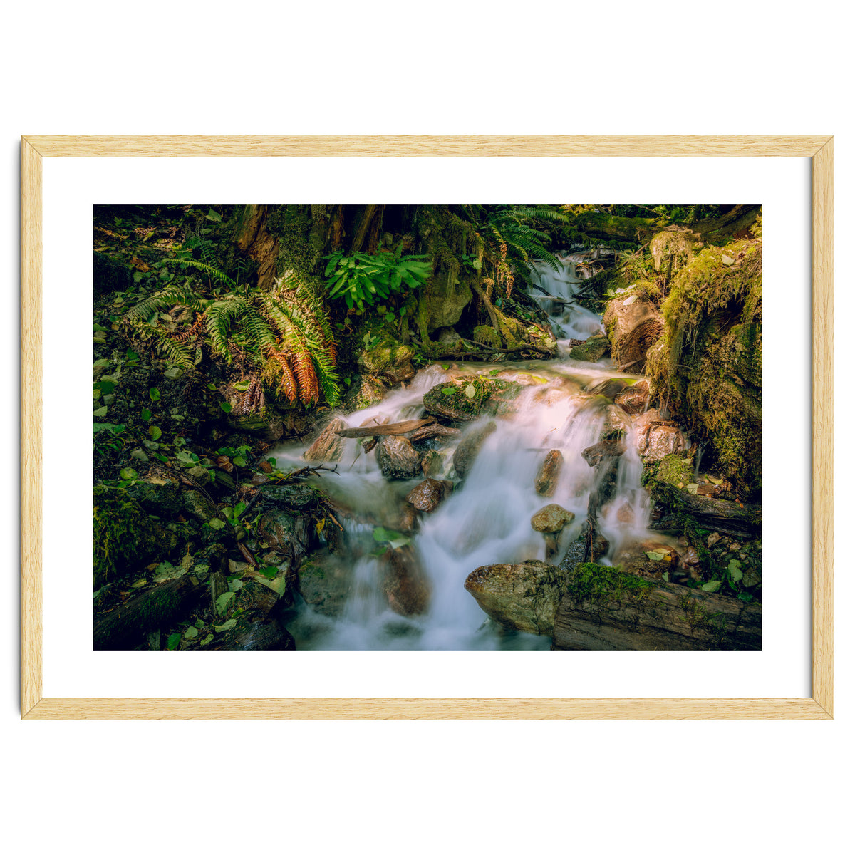 Baker Waterfall - Long Exposure
