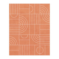 My Favorite Geometric Patterns No.23 - Coral (Print Only)