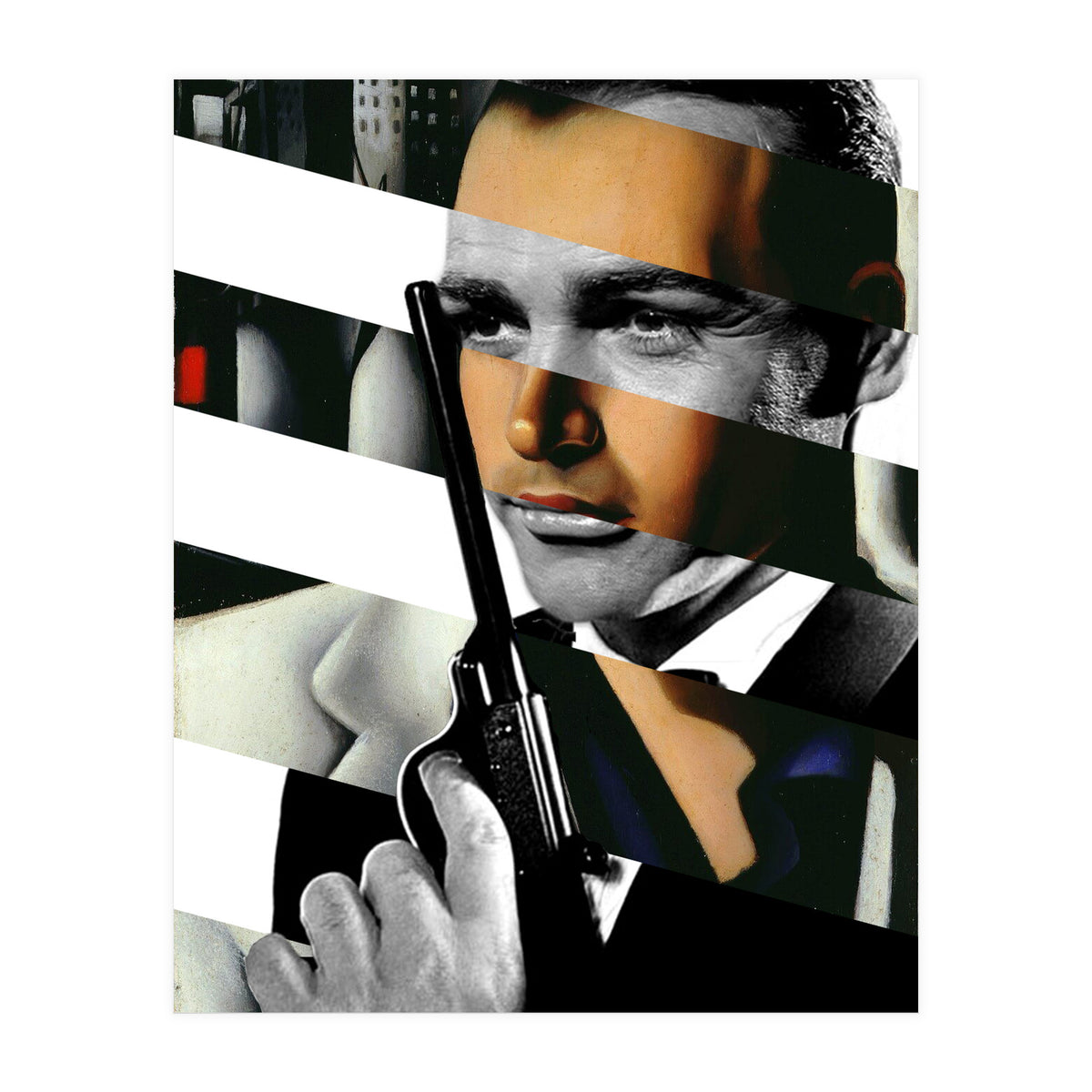 Tamara De Lempicka's Portrait Of Count Vettor Marcello & Sean Connery In James Bond With (Print Only)