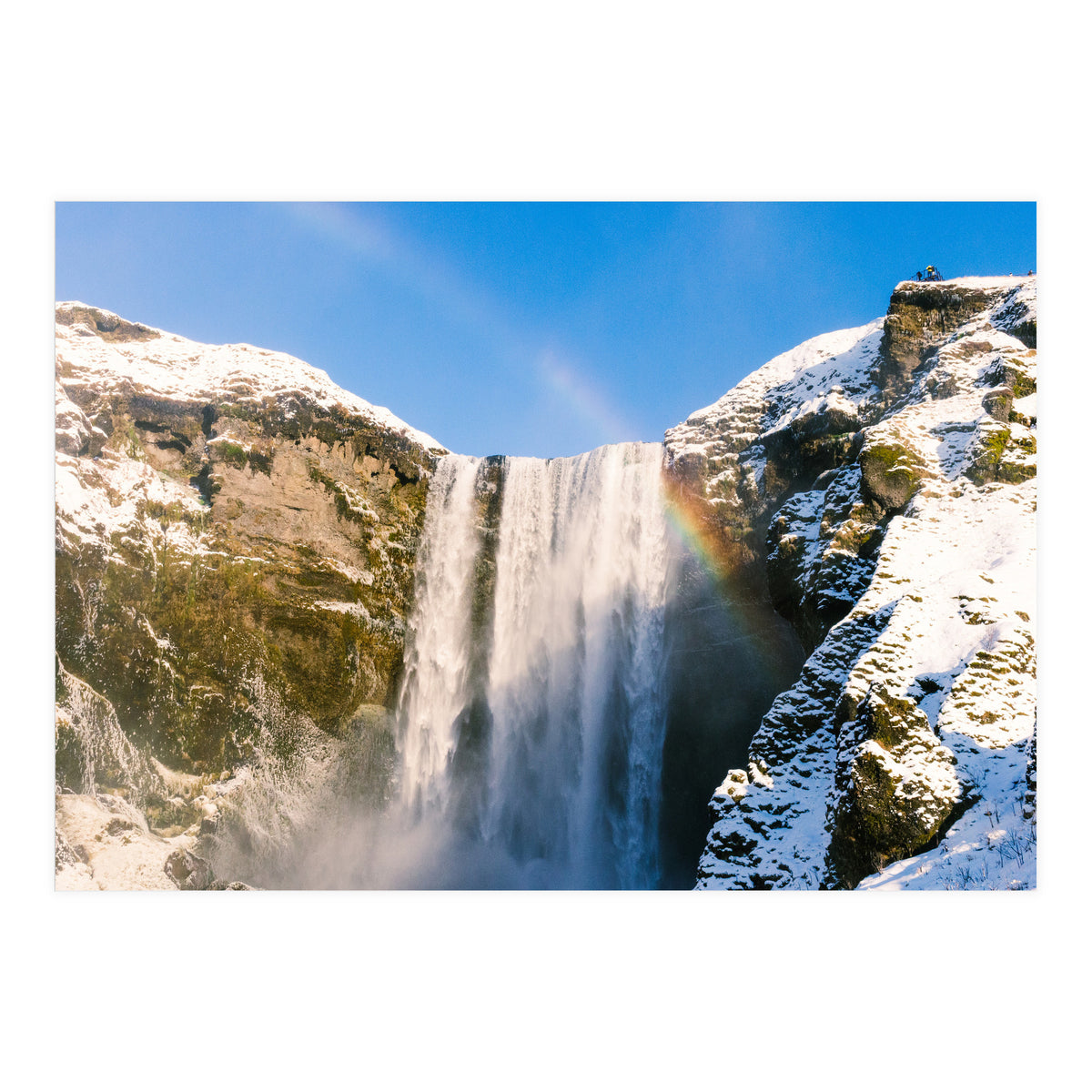 Skogafoss Waterfall Iceland 3 (Print Only)