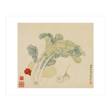 Wang Chengyu ~flowers, Vegetables, Chinese Cabbage, Potatoes, Garlic, Tomatoes, Vegetables (Print Only) thumbnail