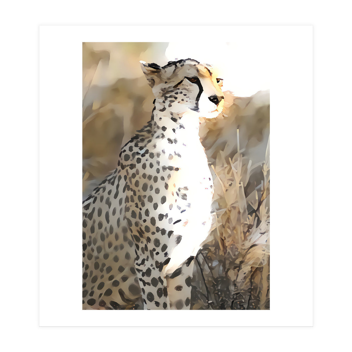 Guardian Cheetah (Print Only)