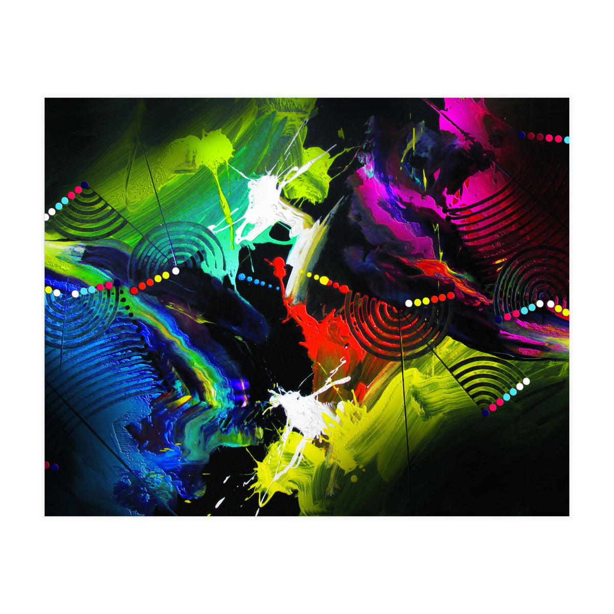 Abstract Art Britto - Qb291 (Print Only)