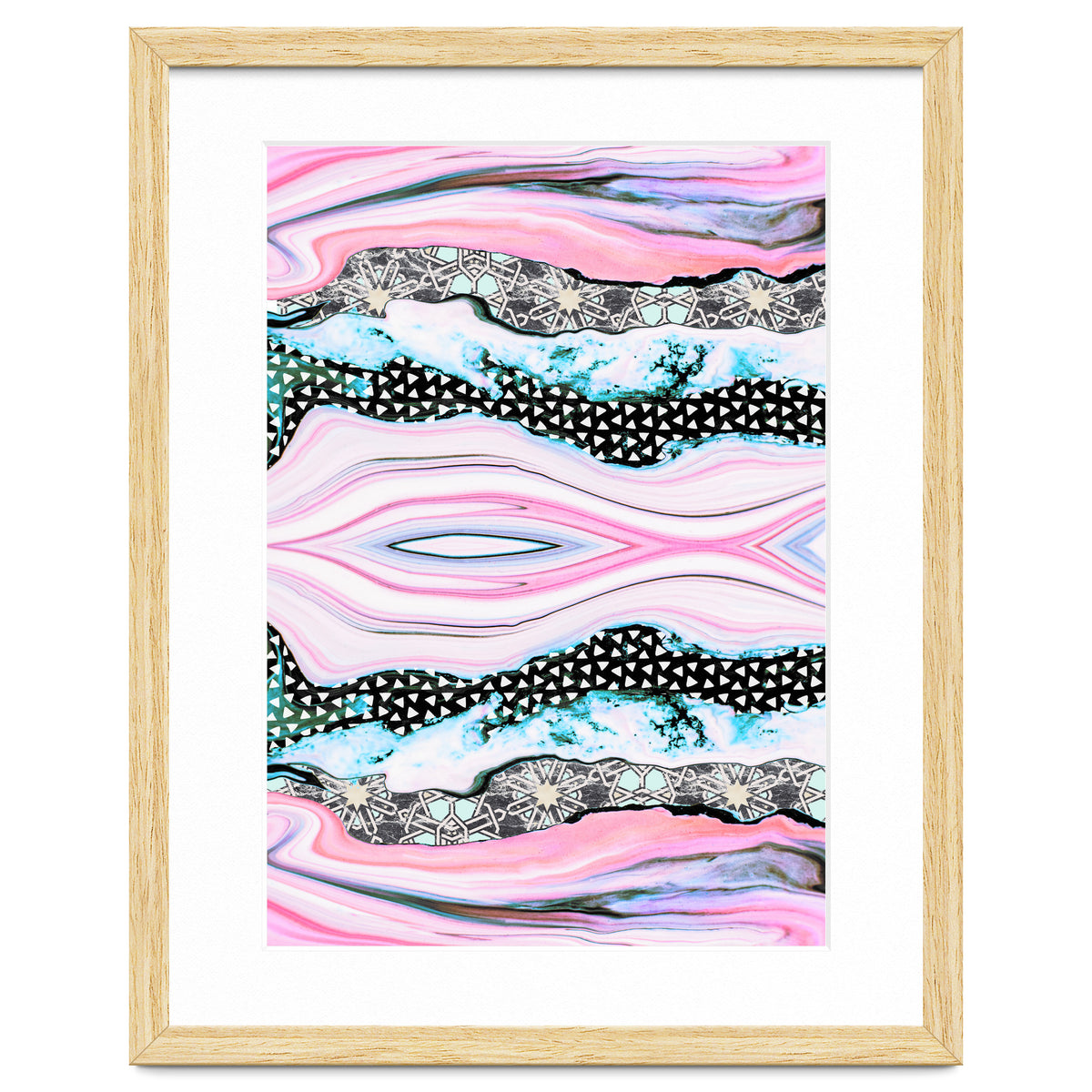 Abstract shapes of marble and patterns