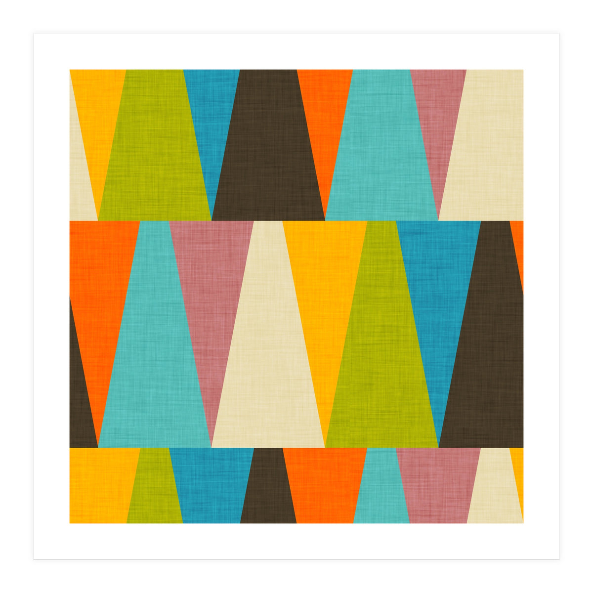 Retro Color Block Triangle (Print Only)