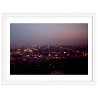 Aerial Los Angeles at Night