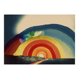 Rainbow Over the Coastline Abstract Painting (Print Only) thumbnail