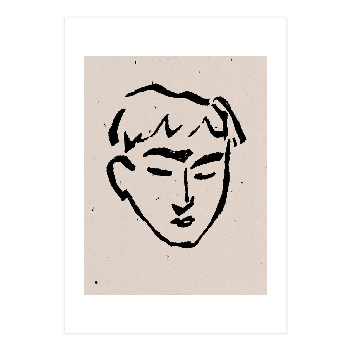 Man, study (Print Only)