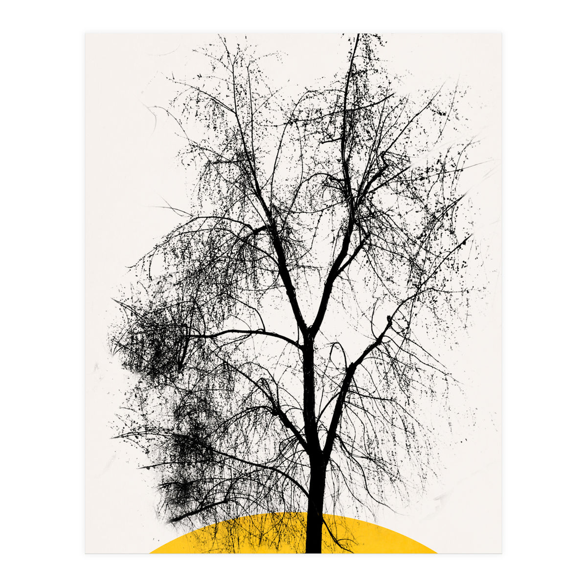 Dark Feather Tree (Print Only)