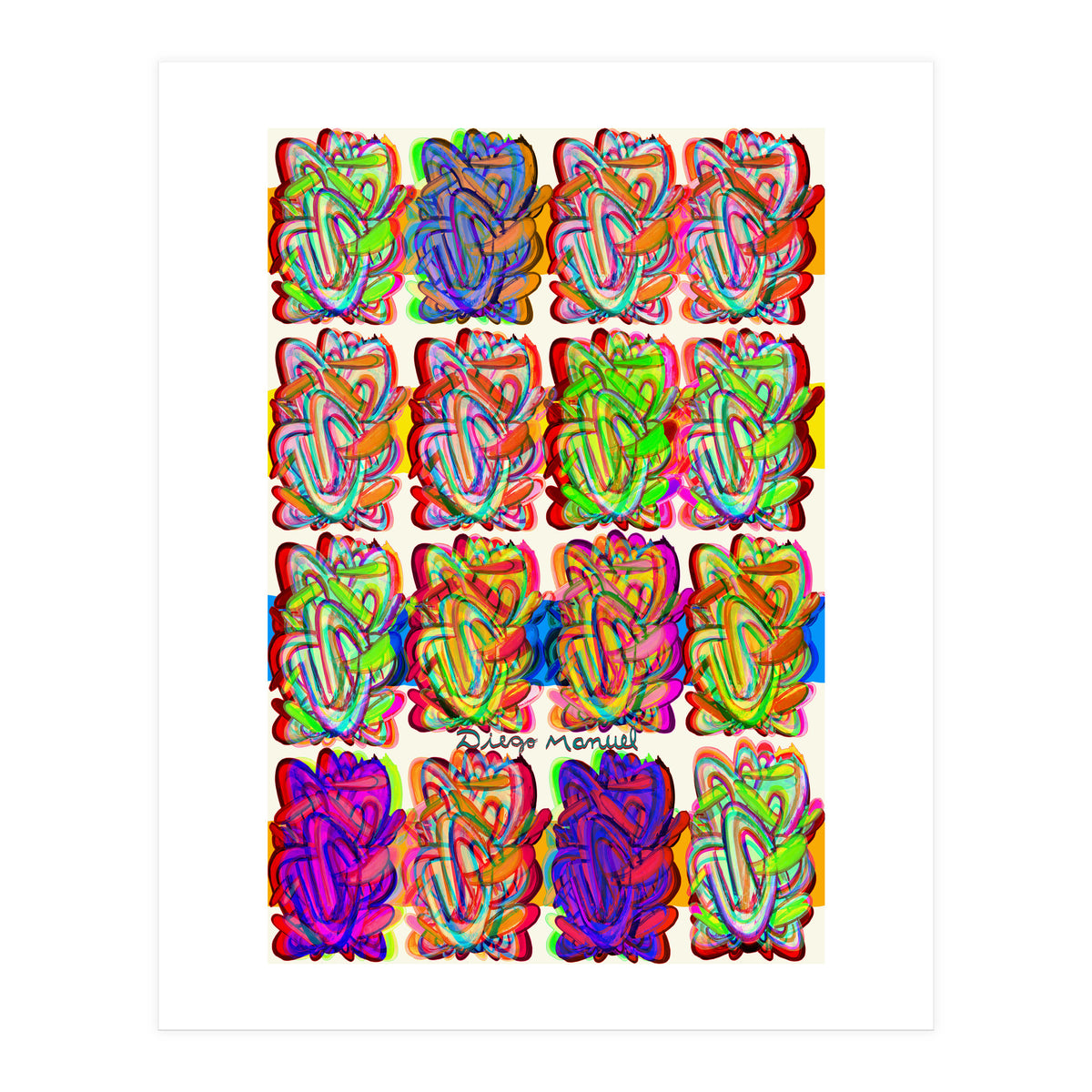 Graffitis 2021 Tapiz 128 (Print Only)