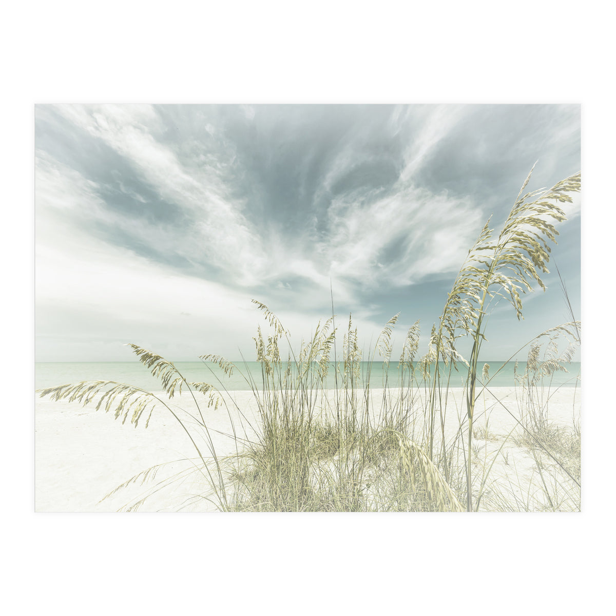 Heavenly calmness on the beach | Vintage (Print Only)