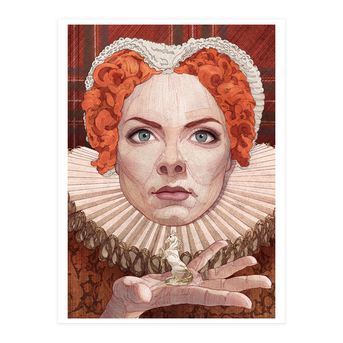 Mary, Queen Of Scots Illustration (Print Only)