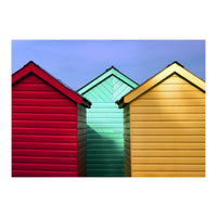 Tricolor Of Huts (Print Only)