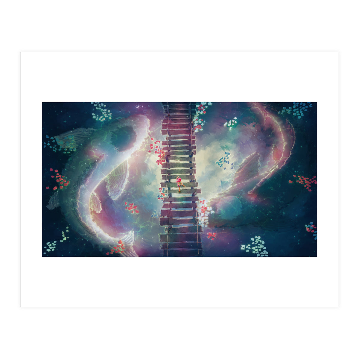 Walking Through Sun, Moon, and Stars (Print Only)