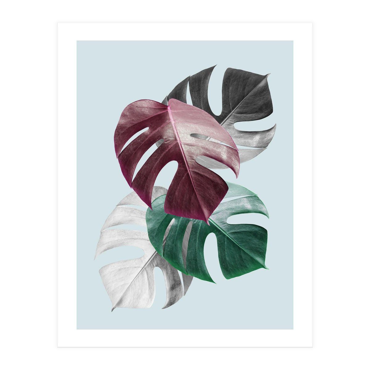 Tropical collage II (Print Only)