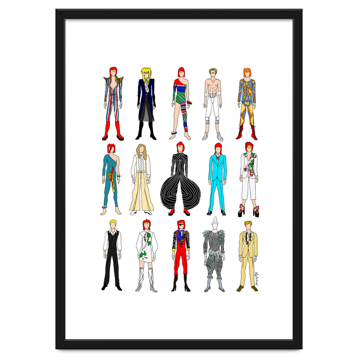 Outfits of Bowie Fashion