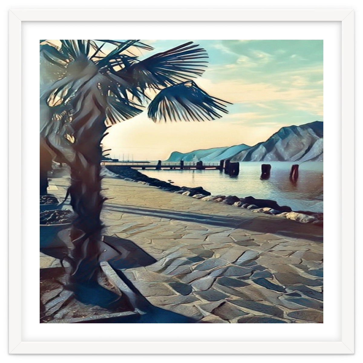 A walk on Lake Garda, Italy.