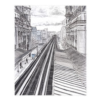 Railroad From Passy (Print Only)