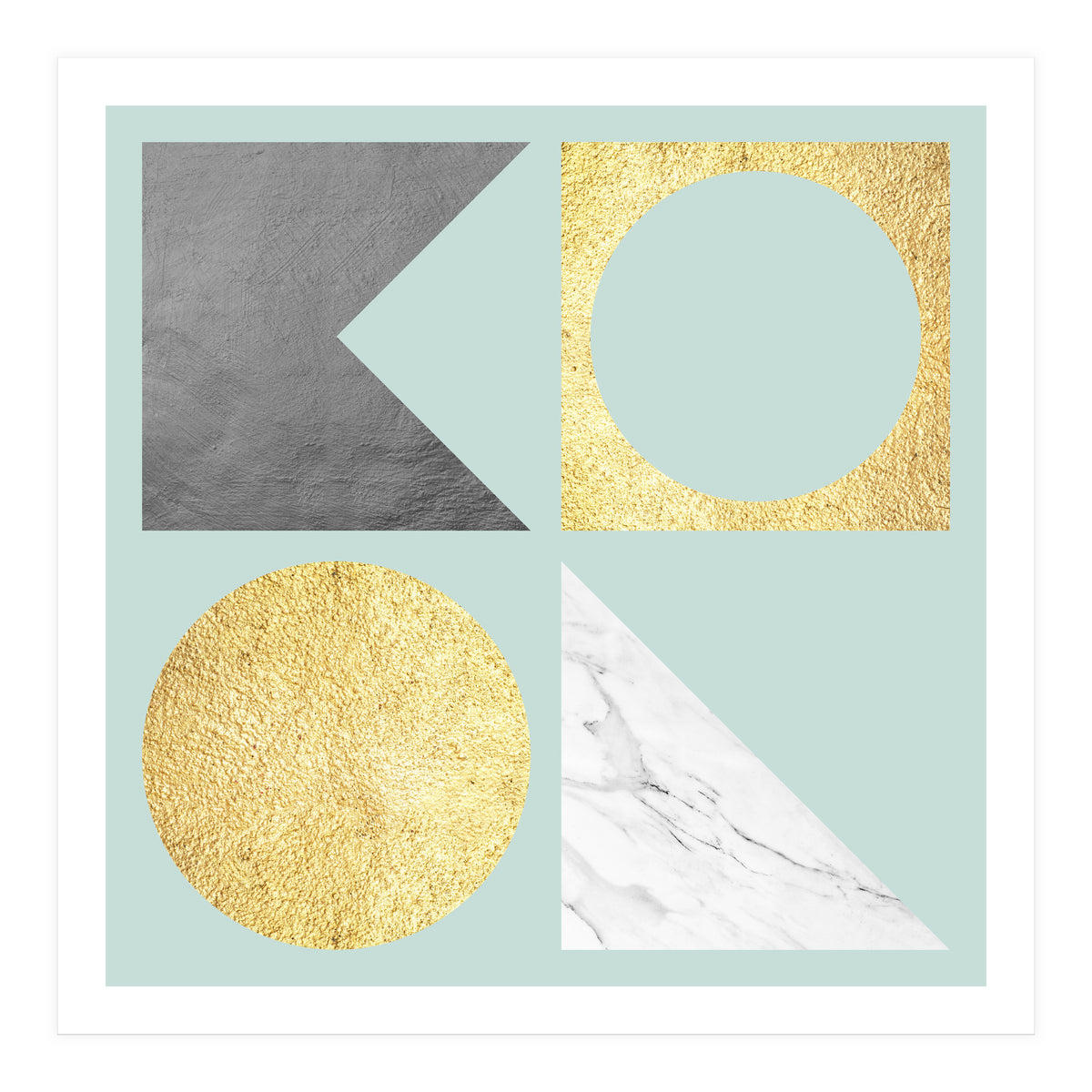 Marble and gold V (Print Only)