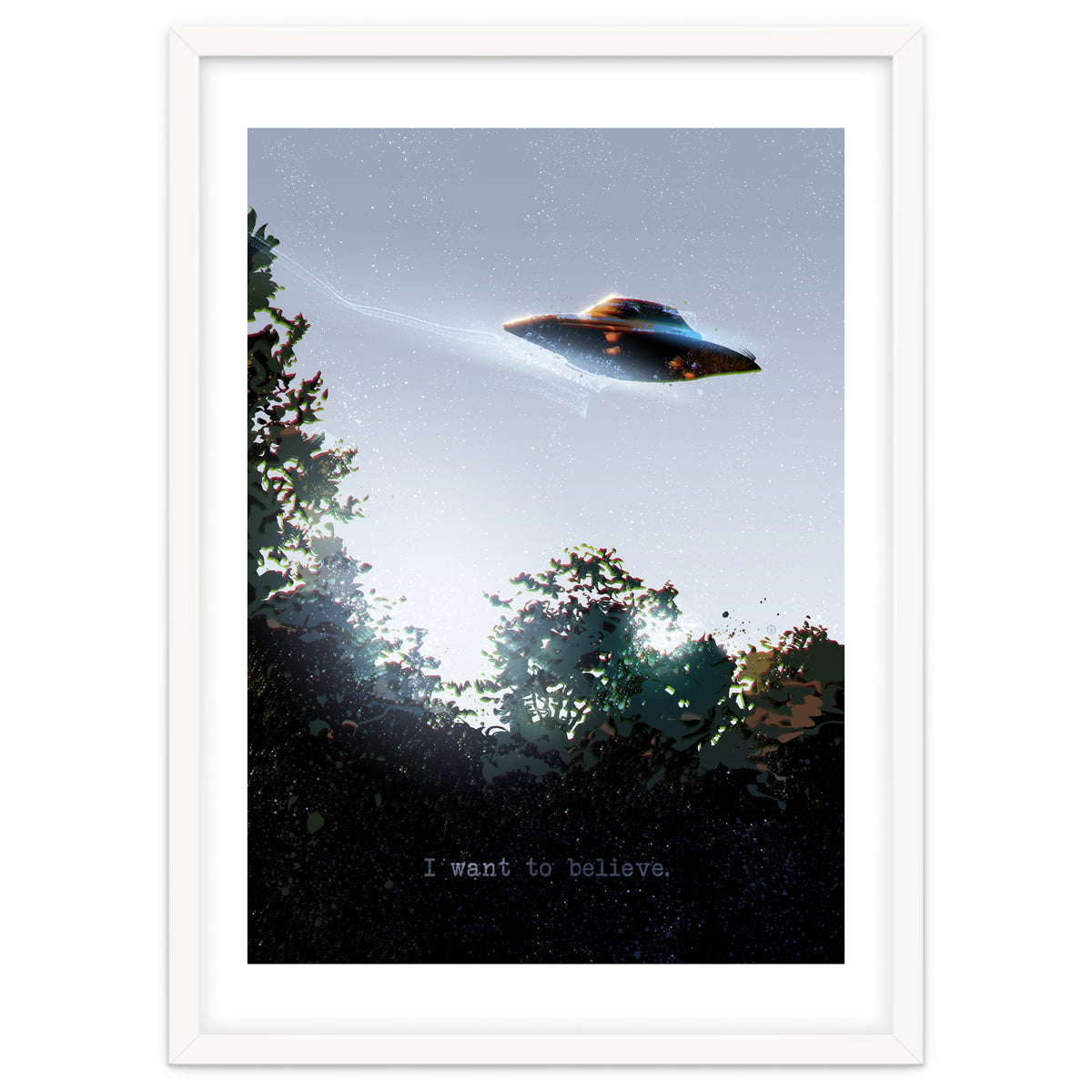 I Want To Believe Displate