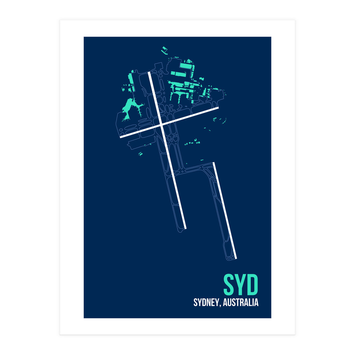 Sydney Airport Layout (Print Only)